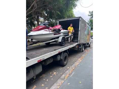 Retirada de JetSki em Caminhão Baú